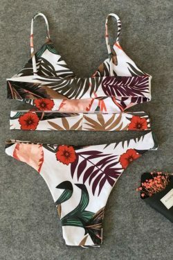 Coquette Aesthetic Bandeau Bikini Set for Women - Y2K Fashion Swimwear