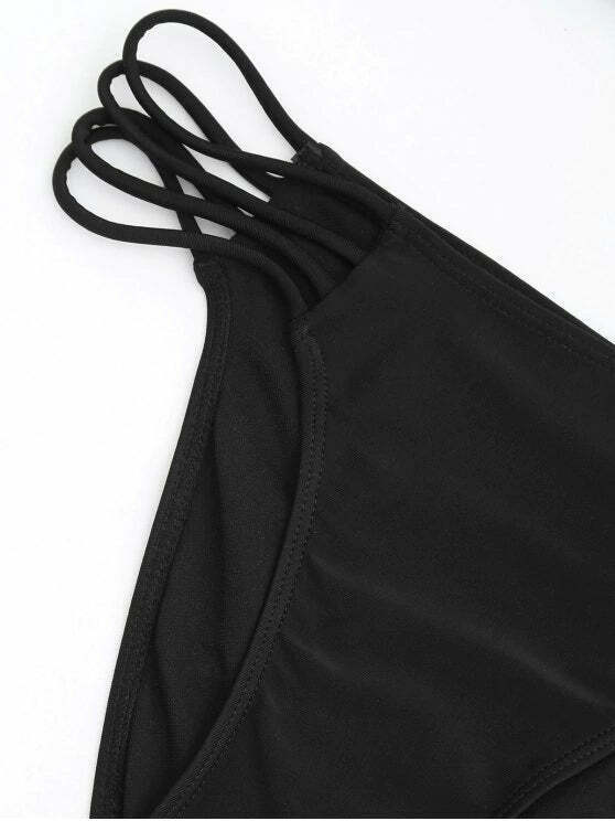 Coquette Aesthetic Banded Cut Out Bikini Set - Y2K Fashion Swimwear