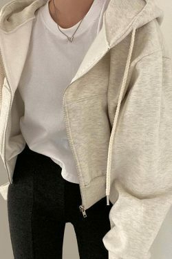 Coquette Aesthetic Bare Midriff Hoodie - Y2K Fashion Grunge Style Cute Tops Pastel Goth