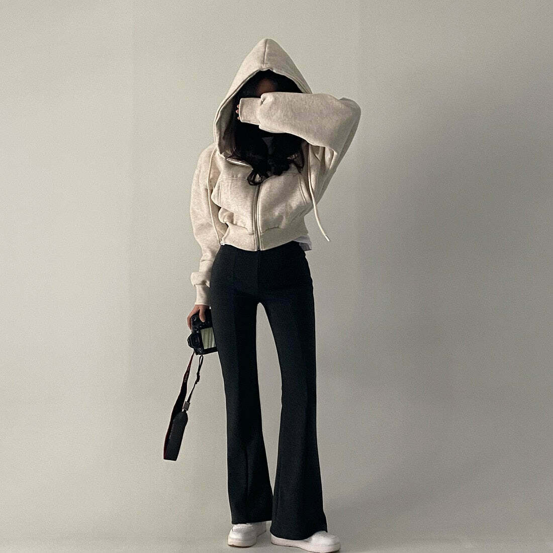 Coquette Aesthetic Bare Midriff Hoodie - Y2K Fashion Grunge Style Cute Tops Pastel Goth Coquette Aesthetic Bare Midriff Hoodie - Y2K Fashion Grunge Style Cute Tops Pastel Goth