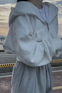 Coquette Aesthetic Bare Midriff Hoodie - Y2K Fashion Grunge Style Cute Tops Pastel Goth