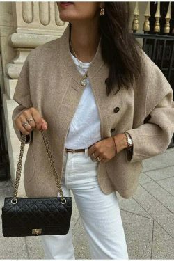 Coquette Aesthetic Benjamin Woolen Trench Coat - Y2K Fashion Statement Piece