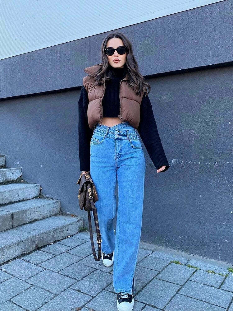 Coquette Aesthetic Beryl Puffer Jacket - Y2K Fashion for Women: Grunge Style, Pastel Goth, and More