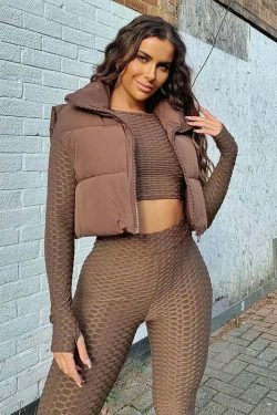 Coquette Aesthetic Beryl Puffer Jacket - Y2K Fashion for Women: Grunge Style, Pastel Goth, and More