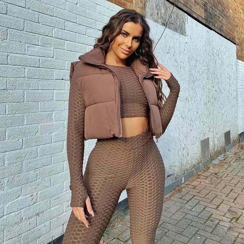 Coquette Aesthetic Beryl Puffer Jacket - Y2K Fashion for Women: Grunge Style, Pastel Goth, and More