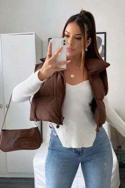 Coquette Aesthetic Beryl Puffer Jacket - Y2K Fashion for Women: Grunge Style, Pastel Goth, and More