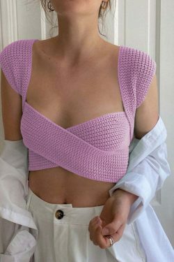 Coquette Aesthetic Bespoke Wrap-Around Top in Y2K Style with Grunge and Pastel Goth Influences