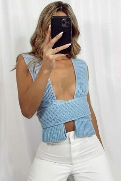 Coquette Aesthetic Bespoke Wrap-Around Top in Y2K Style with Grunge and Pastel Goth Influences