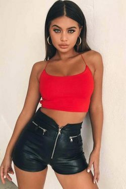 Coquette Aesthetic Beth Backless Spaghetti Straps Top