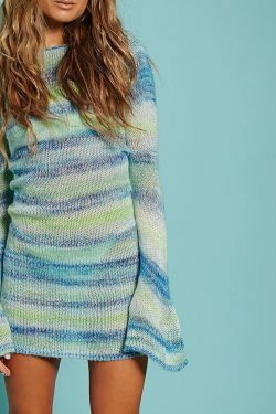 Coquette Aesthetic Betty Backless Knitted Dress - Y2K Fashion Statement for Women