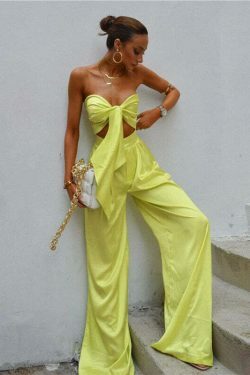 Coquette Aesthetic Bianca Tie Me Up Matching Set - Y2K Fashion Outfit