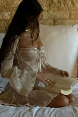 Coquette Aesthetic Blissful Bite Apricot Bell Mini Dress