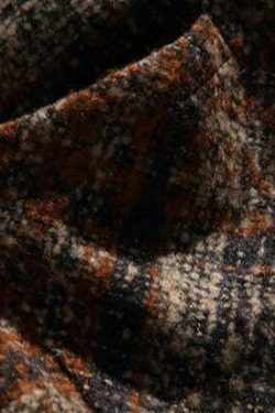 Coquette Aesthetic Boucle Texture Check Overshirt - Y2K Fashion Statement Piece