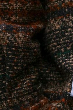 Coquette Aesthetic Boucle Texture Check Overshirt - Y2K Fashion Statement Piece