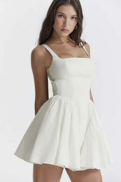 Coquette Aesthetic Bow-Knot Dress - Y2K Fashion Statement for Women