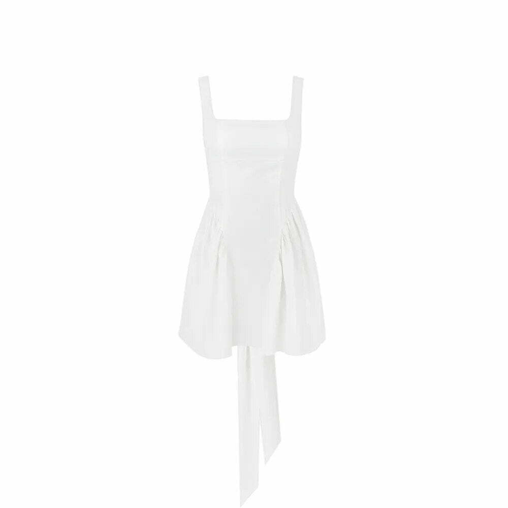 Coquette Aesthetic Bow-Knot Dress - Y2K Fashion Statement for Women