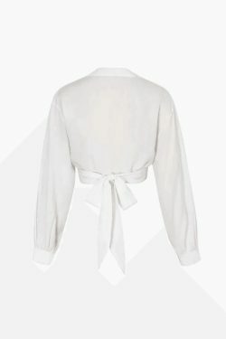Coquette Aesthetic Bow Tie Blouse - Y2K Fashion Statement Piece for Women