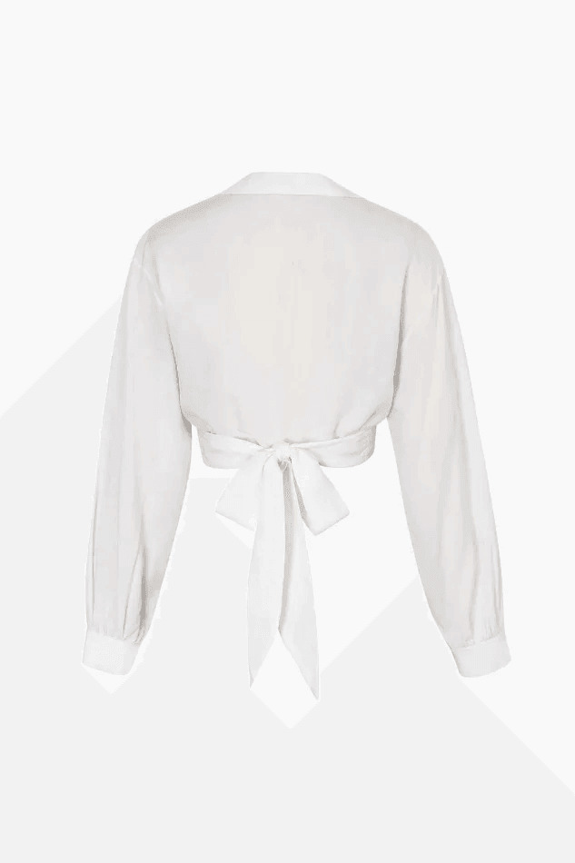 Coquette Aesthetic Bow Tie Blouse - Y2K Fashion Statement Piece for Women