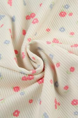 Coquette Aesthetic Bow Tie Floral Tank - Y2K Fashion Cute Tops & Pastel Goth Outfits