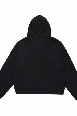 Coquette Aesthetic Box Zip-up Hoodie - Y2K Fashion with Grunge Style