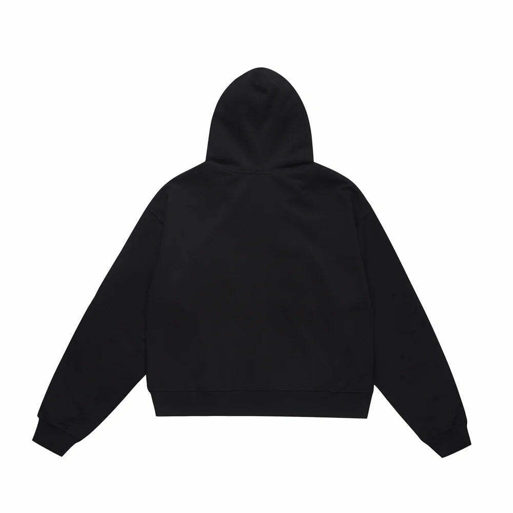 Coquette Aesthetic Box Zip-up Hoodie - Y2K Fashion with Grunge Style