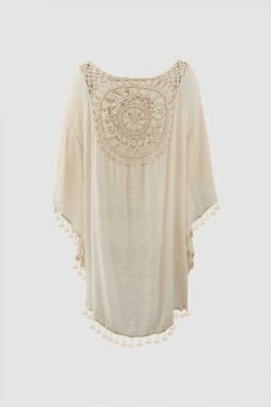 Coquette Aesthetic Braided Tassel Cover Up - Y2K Fashion for Women