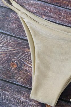 Coquette Aesthetic Bralette Bikini Top with String Bottoms