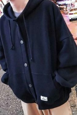 Coquette Aesthetic Button-Up Hoodie - Y2K Fashion Grunge Style Cute Tops Pastel