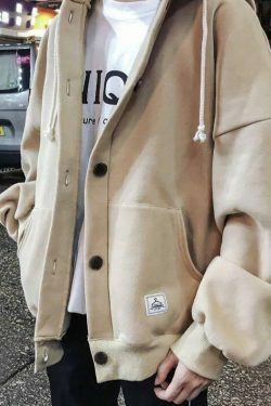 Coquette Aesthetic Button-Up Hoodie - Y2K Fashion Grunge Style Cute Tops Pastel