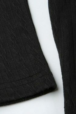 Coquette Aesthetic Cable Knit Off-Shoulder Sweater: Y2K Fashion for Women