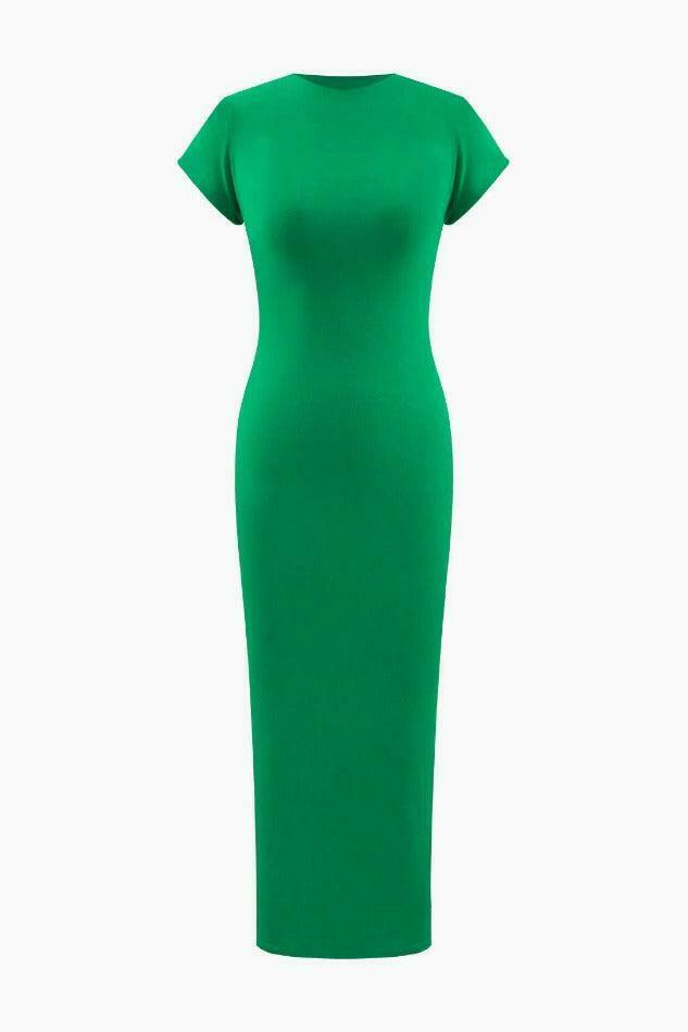 Coquette Aesthetic Cap Sleeve Midi Dress for Y2K Fashion Enthusiasts