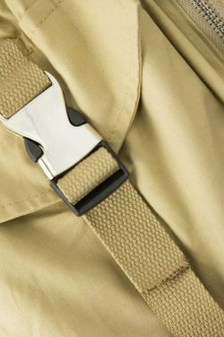 Coquette Aesthetic Cargo Mini Skirt with Buckle Waist