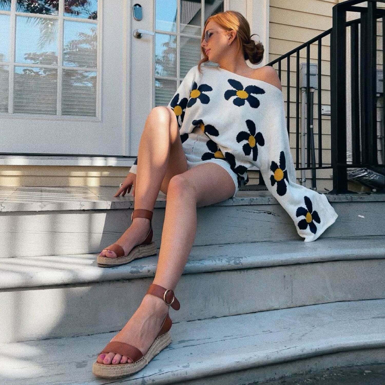 Coquette Aesthetic Cargo Skirt & Cute Tops: Y2K Fashion Woolen Suit with Grunge & Pastel Goth Vibes