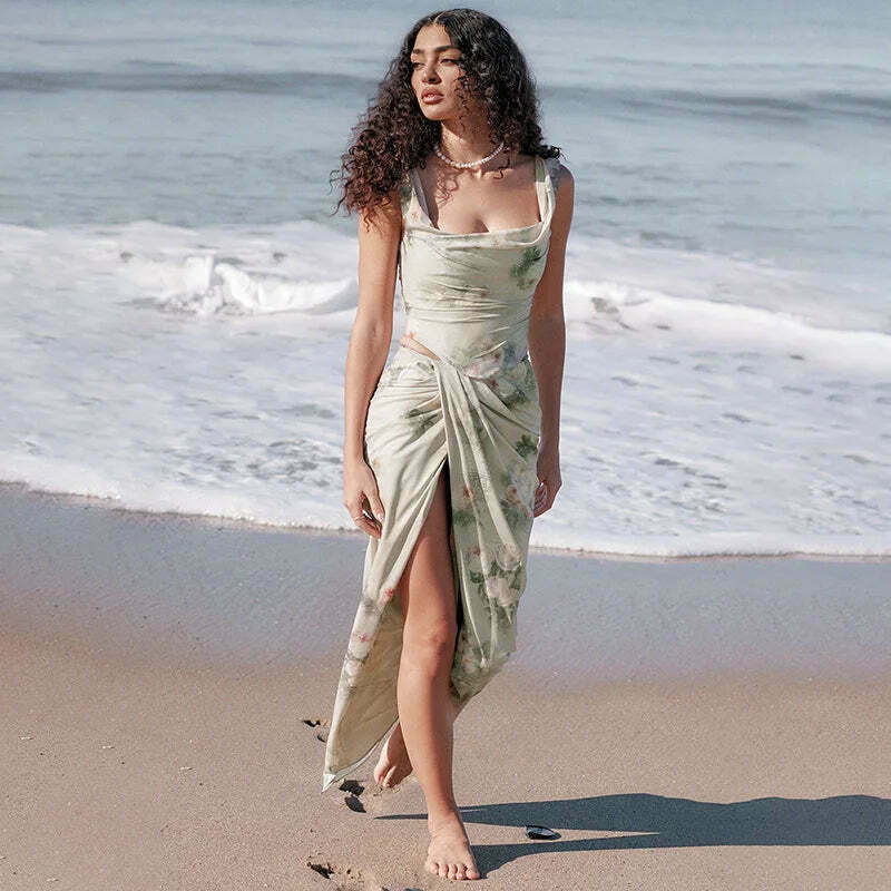 Coquette Aesthetic Cargo Skirt & Hoodie Set with Pastel Goth Vibes