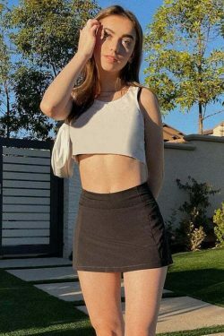 Coquette Aesthetic Cargo Skirt - Sculpted Versatile Y2K Fashion with Shorts