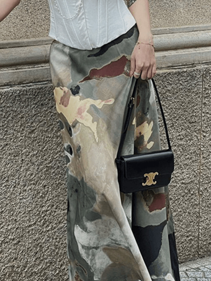 Coquette Aesthetic Cargo Skirt - Y2K Fashion Grunge Style Vintage Women's Clothing