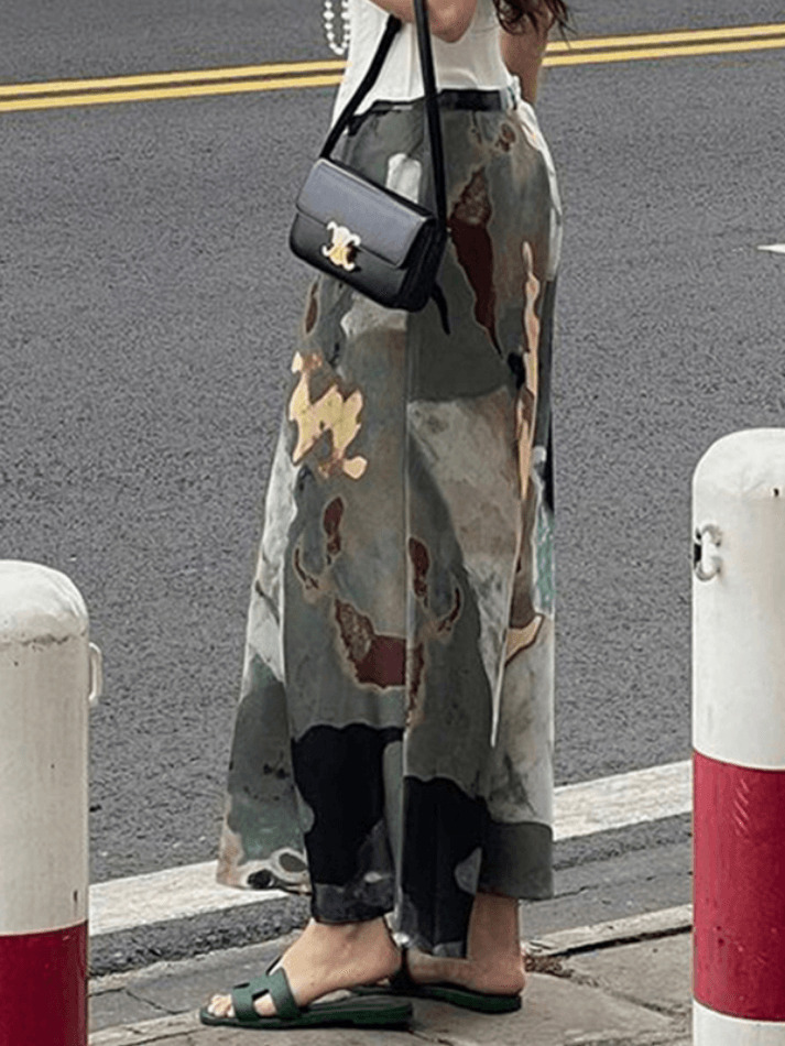 Coquette Aesthetic Cargo Skirt - Y2K Fashion Grunge Style Vintage Women's Clothing