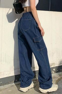 Coquette Aesthetic Cargo Skirt - Y2K Fashion High Waisted Trousers