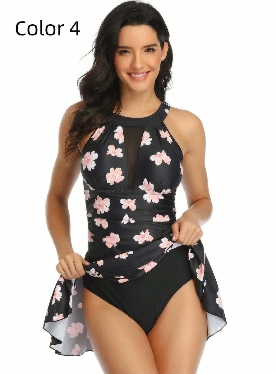 Coquette Aesthetic Cargo Skirt and Bikini Suit - Y2K Fashion for Women