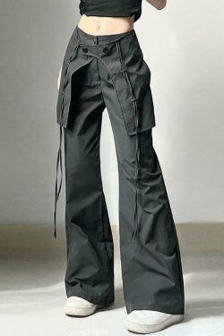 Coquette Aesthetic Cargo Skirt for Women: Y2K Style with a Grunge Twist