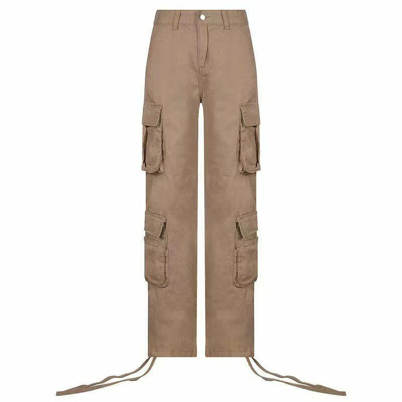 Coquette Aesthetic Cargo Skirt: Pocket Parade Wide Leg Pants Coquette Aesthetic Cargo Skirt: Pocket Parade Wide Leg Pants