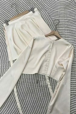 Coquette Aesthetic Cargo Skirt Set - Y2K Fashion with Grunge Style and Pastel Goth Vibes