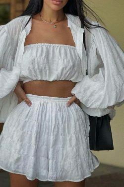 Coquette Aesthetic Cargo Skirt Set with Comfy Hoodie and Pastel Goth Vibes