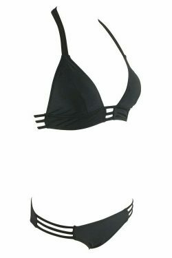 Coquette Aesthetic Cargo Skirt Set with Padded String Bikini