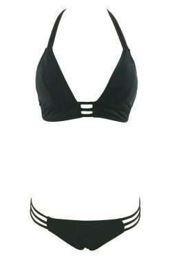 Coquette Aesthetic Cargo Skirt Set with Padded String Bikini