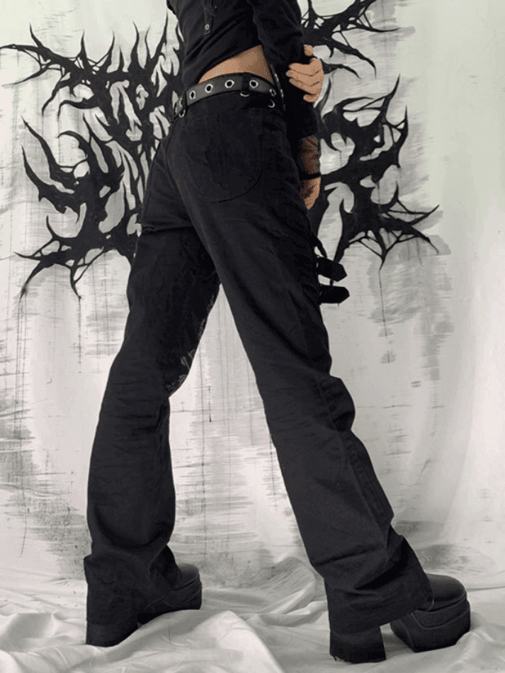 Coquette Aesthetic Cargo Skirt with Buckle Strap Detail Coquette Aesthetic Cargo Skirt with Buckle Strap Detail