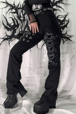 Coquette Aesthetic Cargo Skirt with Buckle Strap Detail