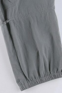 Coquette Aesthetic Cargo Skirt with Drawstring Pockets