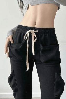 Coquette Aesthetic Cargo Skirt with Functional Pocket in White