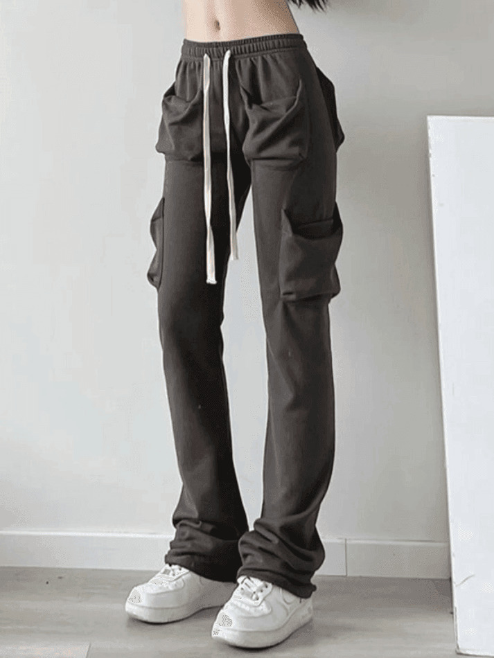 Coquette Aesthetic Cargo Skirt with Functional Pocket in White Coquette Aesthetic Cargo Skirt with Functional Pocket in White